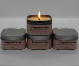 Fragrance Free - 4 massage oil candles (4x118ml). (Free Shipping)